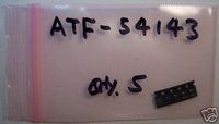 Avago Agilent Low Noise pHEMT, NF=0.5dB, ATF-54143, SOT-343, Qty.5