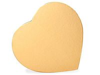 Matte Heart Box 3 Count - Small - Gold