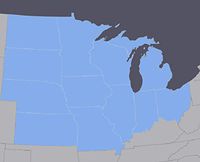 TOPO GPS Map for Garmin US Midwest IL in IO KN MI MN MO NE ND OH SD WI