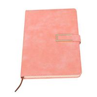 Cupcinu Classic Notebook Journal Notebooks For Men - Medium A5 23.5CMx17.6CMx2CM Hard Cover/Fine PU Leather, Inner Pocket, Quality Paper (pink)