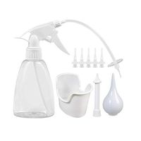 Healifty Earwax Removal Tool Kit Ear Washer System Ear Wash Tool Disposable Tips Syringe Ear Basin Dropper Bottle Nozzles for Adults and Kids