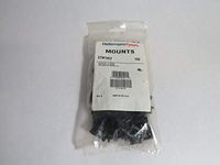 HELLERMANNTYTON CTM10C2 Cable Tie Mount, 4.8 mm, Rivet, Screw, Nylon 6.6 (Polyamide 6.6), Black