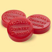 McCall's Country Candles Wax Potpourri Button Set of 6 - Fresh Strawberries