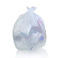 Toughbag 55-60 Gallon Contractor Trash Bags, 38"W x 58"H, 3.0 Mil (50, Clear)