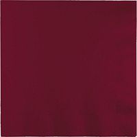 Club Pack of 500 Burgundy Purple 3-Ply Paper Party Lunch Napkins 6.5"