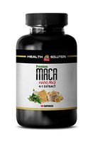 Energy Supplements for Women - MACA Extract 4:1 Premium 1600MG - maca Root Peruvian - 1 Bottle 60 Capsules