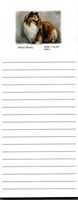 Sheltie Magnetic List Pads - Set of 2