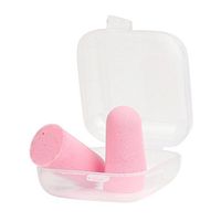 NszzJixo9 Soft Foam Ear Plugs Tapered Travel Sleep Noise Prevention Earplugs Improve Sleep Hearing Protection Hearing Sleeping Snoring Work Travel and Loud Event (Pink)