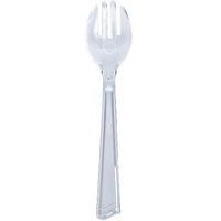 Party Dimensions Single Count Plastic Serving Fork, Clear