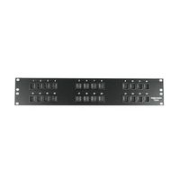 Hellermann Tyton P108-24-MOD Modular Patch Panel 24 Port, 2U, Steel, Black