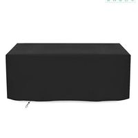 Cubic Garden Furniture Cover Waterproof Outdoor Furniture Cover with Tote Bag Heavy Garden Furniture Cover Breathable 210D Oxford Cloth Black (Size : 325x208x58CM)