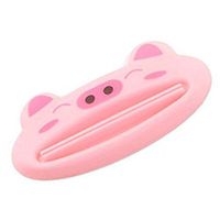 1pcs Cartoon Animal Plastic Pig Shaped Rolling Toothpaste Dispenser Toothpaste Cream Tube Squeezer by TheBigThumb