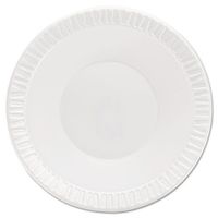 Dart 12BWWQR Quiet Classic Laminated Foam Dinnerware Bowls, 10-12 Oz, White, 125/Pk