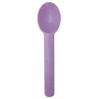 Karat Earth KE-U2300 (Purple) Bio-Based Heavy Weight Colored Spoon - Purple (Case of 1000)