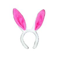 Fineday Easter Bunny Headband, Cute Women Girls Long Bunny Ears Headband Rabbit Hair Accessory Perfect for Easter Party Decoration (Hot Pink)