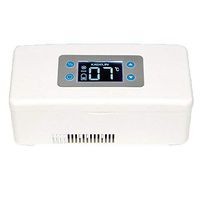 HPDOH Portable Mini Insulin Refrigerator, 2-8°C Insulin Freezer, Travel Drug Freezer, Suitable for Car/Travel/Aircraft (191×88×72mm)