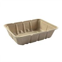 CiboWares Disposable Tubs Made from Molded Fiber, 7 Inch x 9 Inch x 2.25 Inch, Case of 200