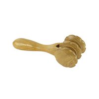 Healifty Wooden Massage Roller Anti Cellulite Massage Roller Head Massager Maderotherapy Wooden for Old Woman Man