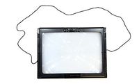 TC 3X Large Full Page LED Lighted Magnifier Magnifying Glass with Upgraded Lens, Flip-OutTC Legs and Low Vision Seniors