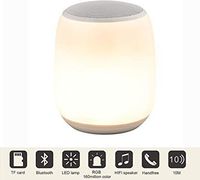 Portable Bluetooth Speaker Light Wireless IP20 Waterproof Music Light Bass with RGB Color Change Light for Adorid iOS Windows and Other Bluetooth Devices