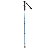 Crutches Trekking Poles Telescopic Sticks Hiking Climbing Equipment Aluminum Alloy Walking Multi-Function (Color : Blue, Size : 60cm)