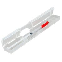 Single Syringe 1 Piece Case Color Clear