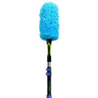 EVERSPROUT 1.5-to-4.5 Foot Flexible Microfiber Feather Duster and Extension Pole Combo (8-10 Ft Standing Reach) | Lightweight, High-Grade Aluminum Telescopic Pole | High Reach 17-inch Feather Duster
