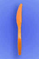 Wow Plastics Inc. Medium Weight 6" Knife - Neon Orange - 2/500 (1,000/Case)