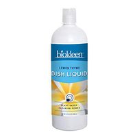 Biokleen Dish Liquid Soap, Dishwashing, Eco-Friendly, Non-Toxic, Plant-Based, No Artificial Fragrance, Colors or Preservatives, Lemon Thyme, 32 Ounces