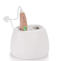 iBstone Hearing Amplifier Rechargeable Vive20, Digital BTE Hearing Aid for Seniors and Adults (Single, Beige）