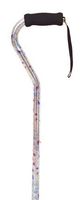 Essential Medical Supply Designer Offset Handle Cane in Morning Glory