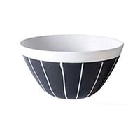 AXZHYX Bowl Bowl Rice Bowl Jianlin Creative Striped Ceramic Bowl Household Personality Bowl Bowl Soup Bowl Large Bowl Ceramic Bowl Japanese Bowl Hotel Tableware Home Noodles Boiled Fish Soup Bowl