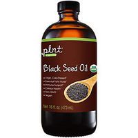 plnt Organic Black Seed Oil Provides Immune Support Cellular Health, Essential Fatty Acids, NonGMO, Vegan, Virgin ColdPressed (16 Fluid Ounces)