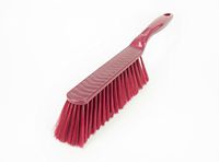 Plastic Dust Brush Bed Sofa Counter Dust Remove Brush Home Cleaning Tools (Burgundy)
