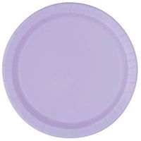 2 Pack of 16 Unique 9" Lavender Party Plates