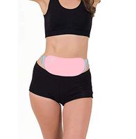 CEBuy USB Graphene Warming Waist Belt, Portable Heating Pad for Menstrual Cramps Lower Back Stomach Pain Relief, 3 Temperature Settings with Adjustable Size (Grey) (Pink)