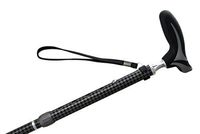 Ladies Houndstooth Check 2-Tone Folding Aluminum Walking Cane