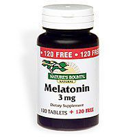 Nature's Bounty Melatonin 3mg, 240 Tablets