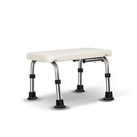 Step Stool Anti-Slip Shower Stool, Adjustable Bath Tub Seat for Bathroom Safety and Shaving - Heavy Duty and Lightweight for Elderly,Pregnant Woman Child (Without Armrests)