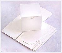 White Gloss Gift Boxes - 4in. x 4in. x 4in. - pack of 20 boxes