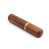 ZLMMY Cigar Moisturizing Tube,Premium Wood & Brass Tube,Natural Wood Finish,Airtight and Waterproof,Stylish Everyday Carry from (Size : 25mm)