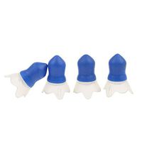 2 Pairs Gel Silicone Earplugs Airplane Air Pressure Reducing Flying Sleeping Travel Ear Plug