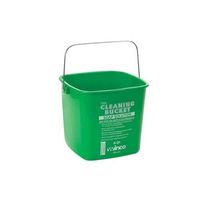 Winco PPL-6G Cleaning Bucket, 6-Quart, Green Soap Solution by Winco