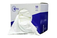 Mwipes 10" x 12" Reusable Microfiber Wipes - MWipes1012-White - 50 Per Box (White)