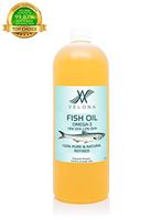 100% Natural Fish Omega-3 Oil by VELONA | Vitamin E, D, Omega-3 | Sizes: 32 OZ | Refined, in Bottle