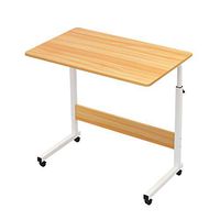 CBHLZ Adjustable Tray Table,Medical Bedside Table Hospital Food Tray Rolling Desk,for Bed Sofa Hospital Reading Eating Cart Tray