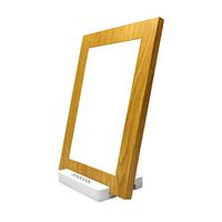 Happy Sunlight Therapy Lamp 10000 Lux Full Spectrum LED Lamp UV-Free Portable Natural Health Light with Stepless Dimming(Wood,A5 Size)