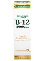 Nature's Bounty, Super Strength B-12, 5000mcg, 2-Ounce (Pack of 3)