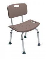 Lumex 7921RC Platinum Collection Bath Seat With Backrest, Color Chocolate