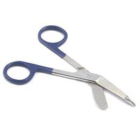 LAJA IMPORTS 1 Lister Bandage Nurse Scissors - 4 1/2" Color Handles (Blue)